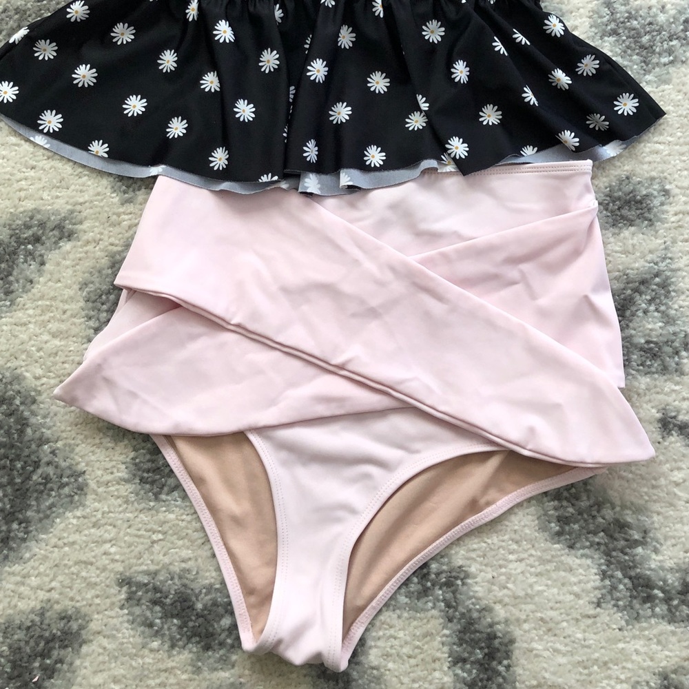Blush tie front KJ bottoms